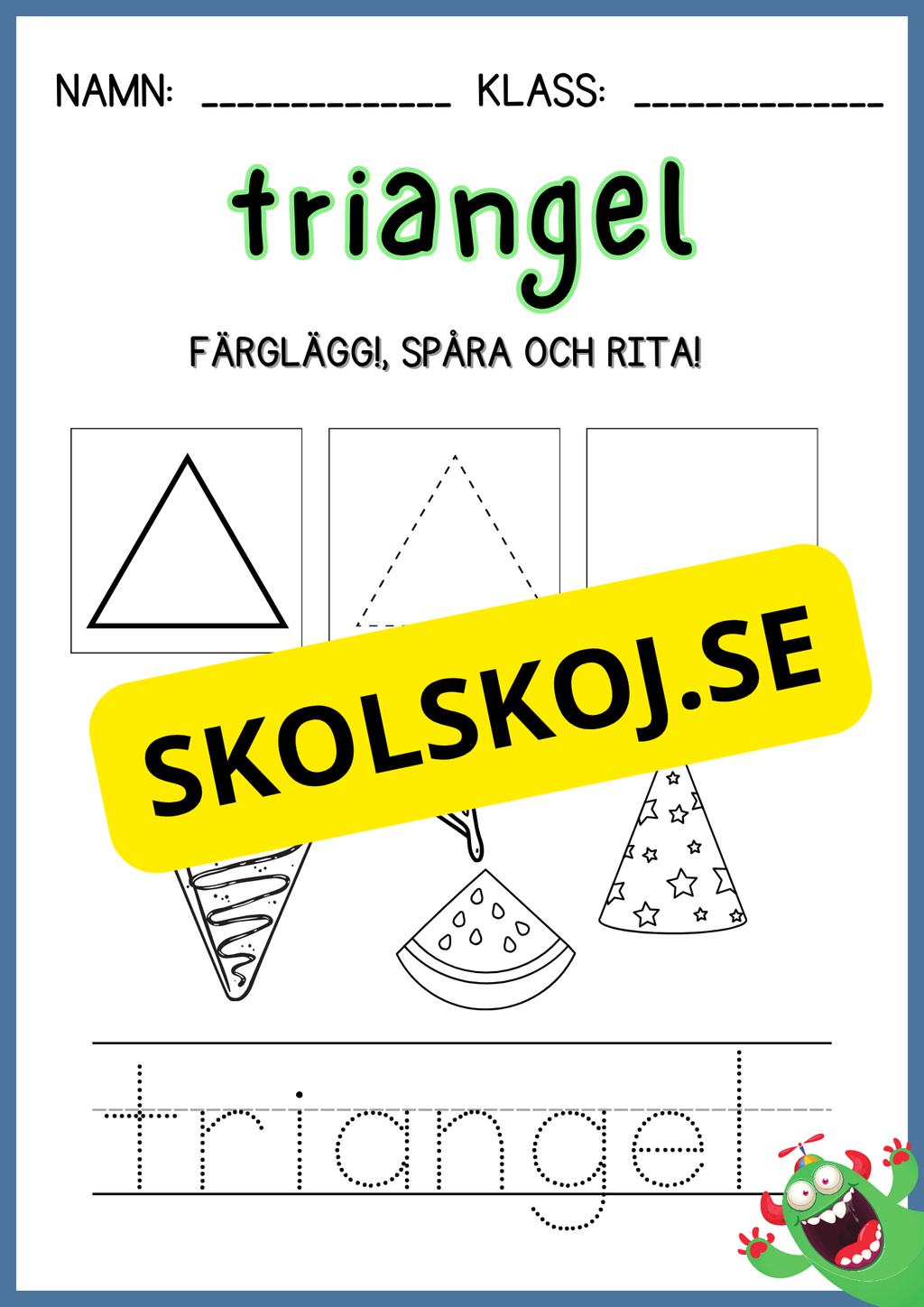 Enkel geometri – Stort paket