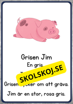 Enkel läsförståelse - Årskurs 1 - 2