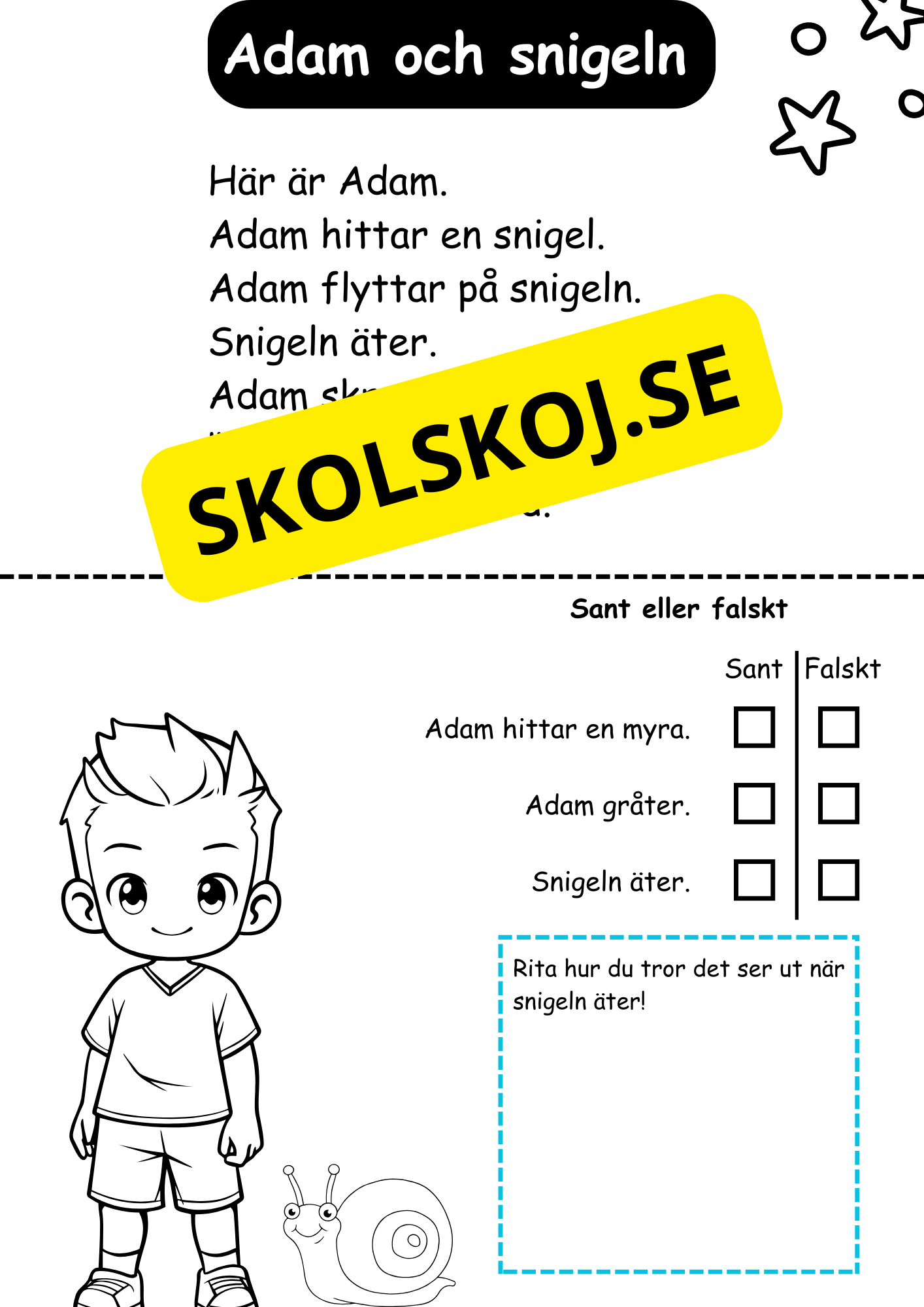 Enkel läsförståelse del 4