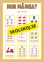 Enkel matematik - Blandade uppgifter - Häfte