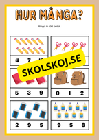 Enkel matematik - Blandade uppgifter - Häfte