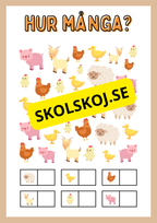Enkel matematik - Blandade uppgifter - Häfte