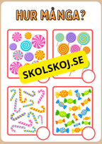 Enkel matematik - Blandade uppgifter - Häfte