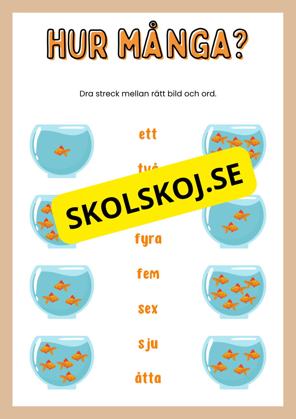 Enkel matematik - Blandade uppgifter - Häfte