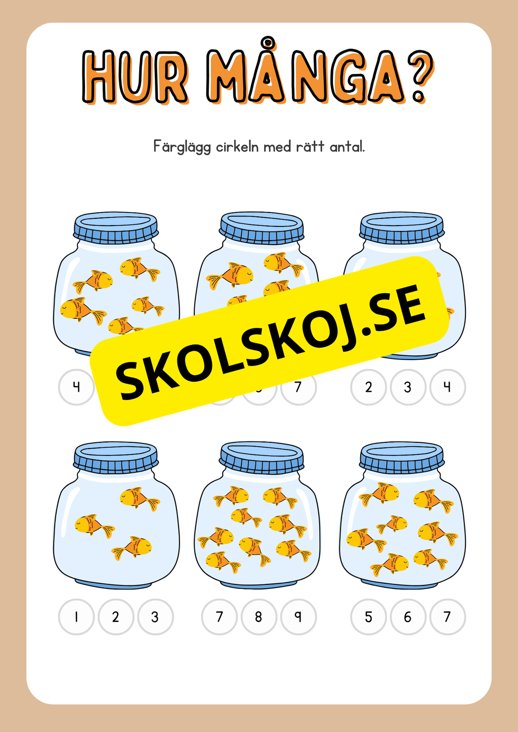 Enkel matematik - Blandade uppgifter - Häfte