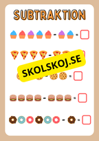 Enkel matematik - Blandade uppgifter - Häfte