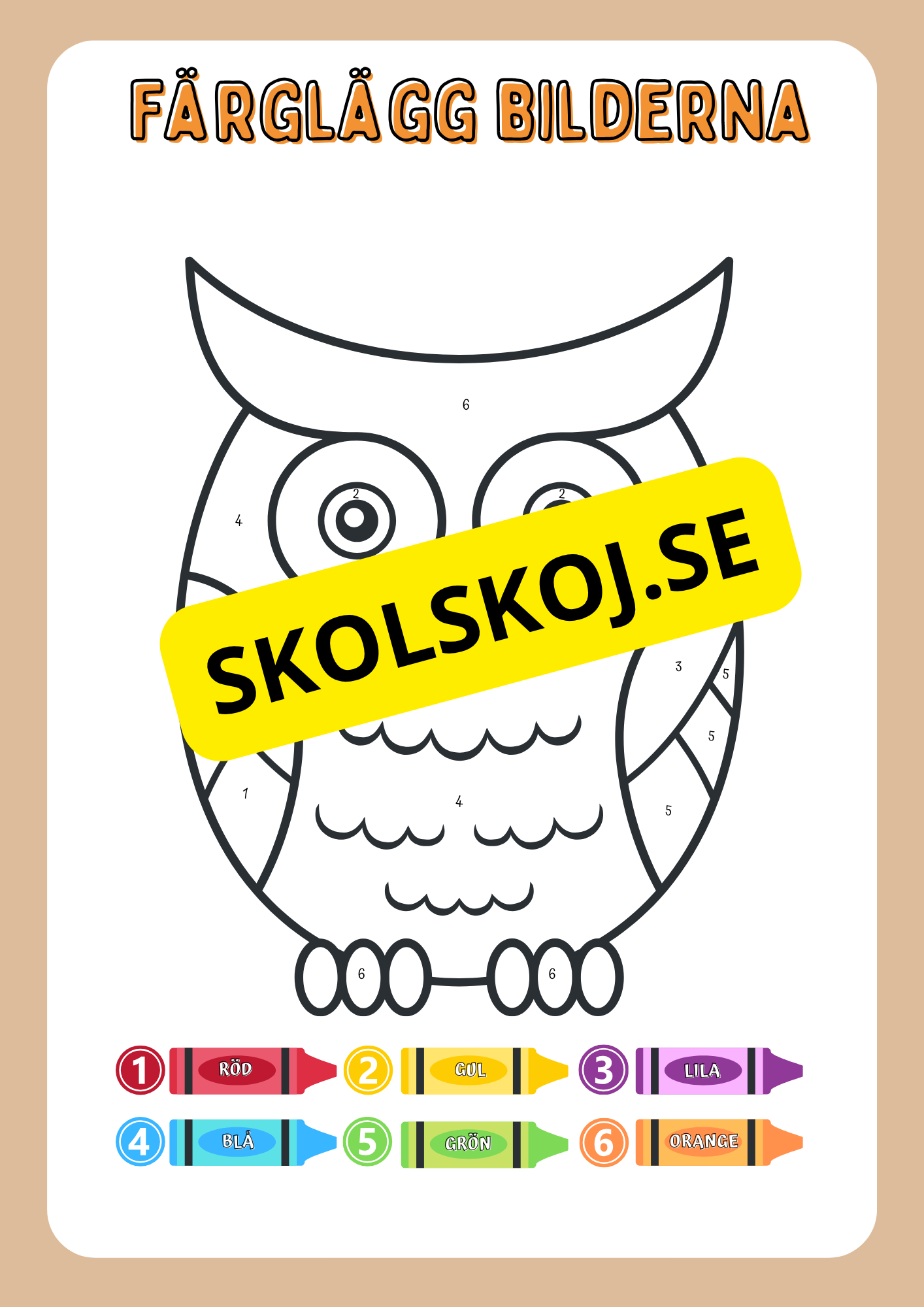 Enkel matematik - Blandade uppgifter - Häfte