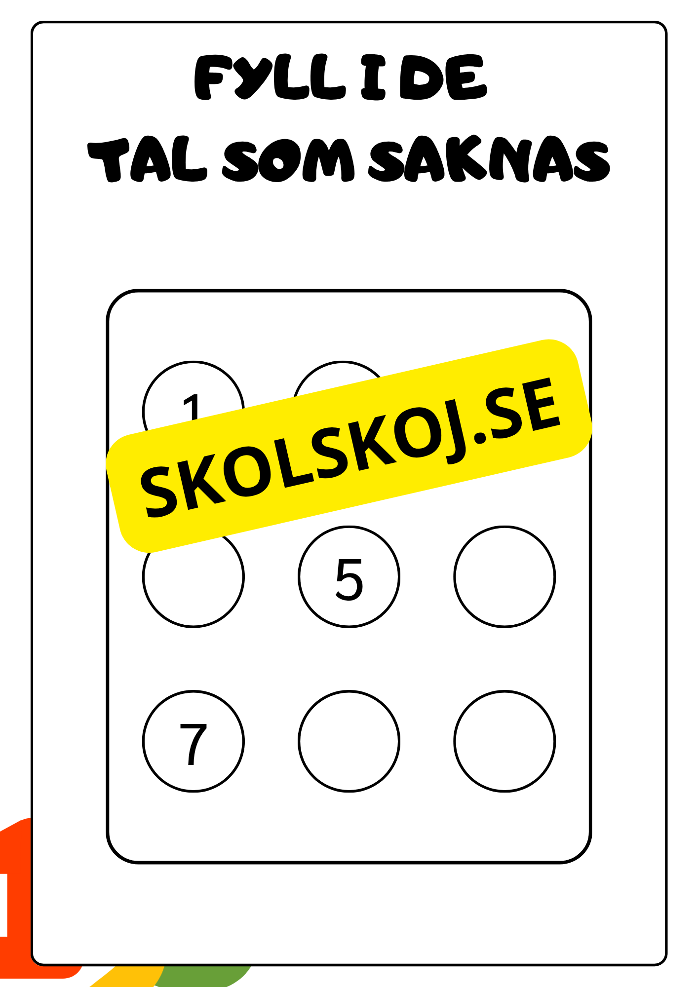 Enkel matematik - Blandade uppgifter