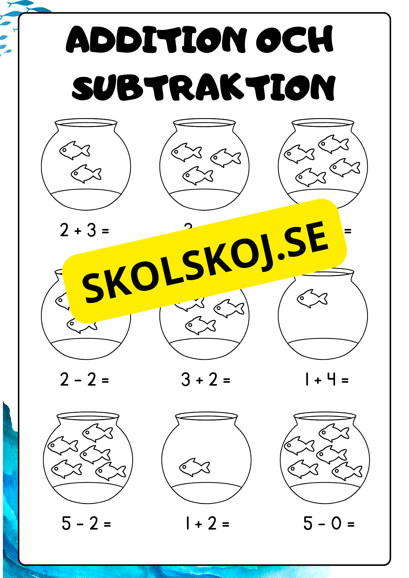 Enkel matematik - Blandade uppgifter