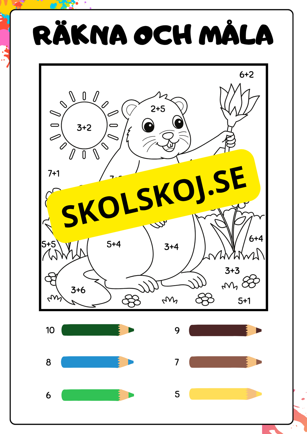Enkel matematik - Blandade uppgifter