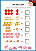 Enkel subtraktion 0 - 10