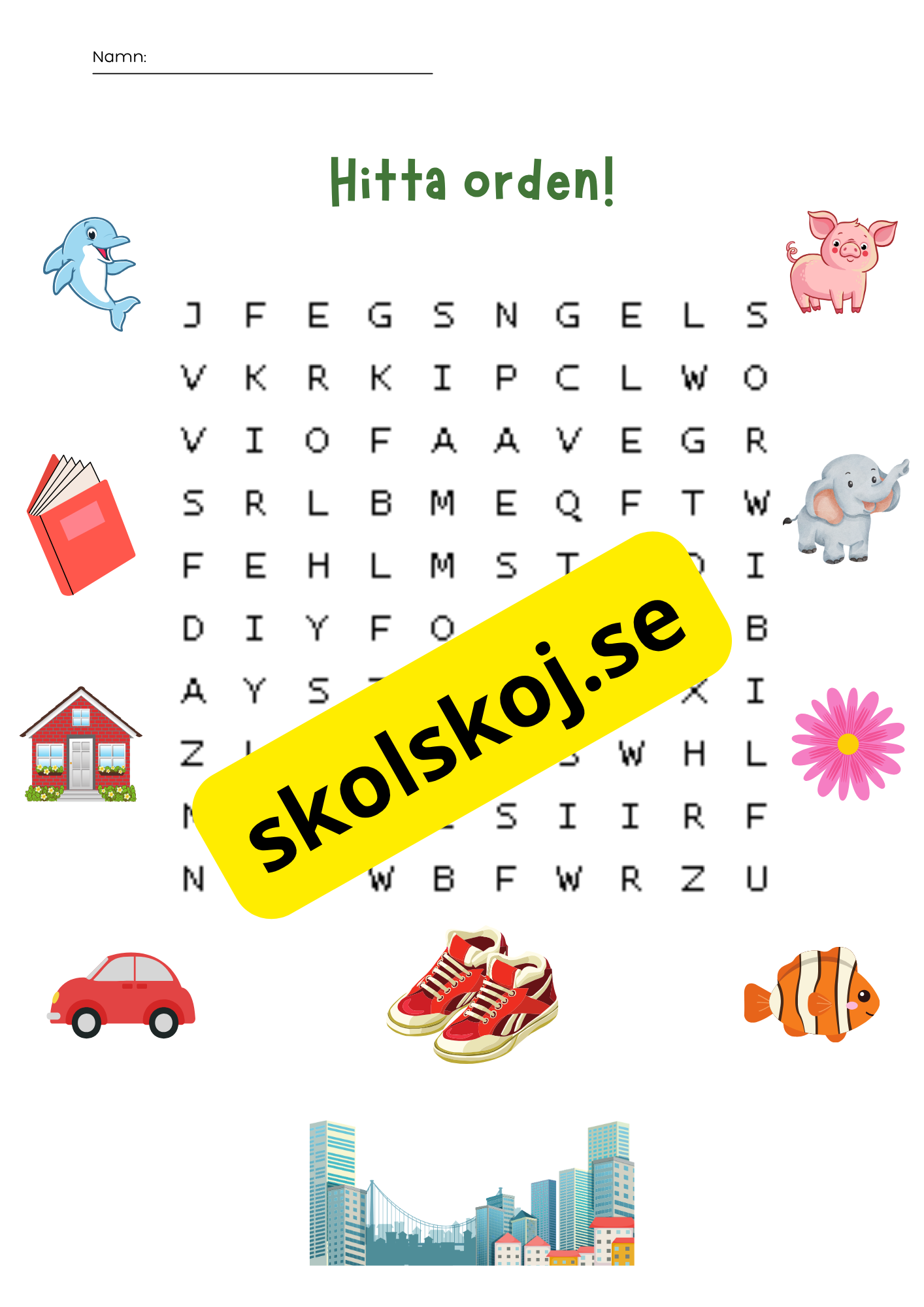 Enkla läs- och skrivuppgifter
