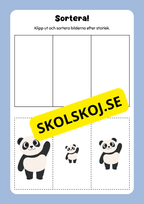 Extra matteuppgifter med söta djur - Förskoleklass - Årskurs 2