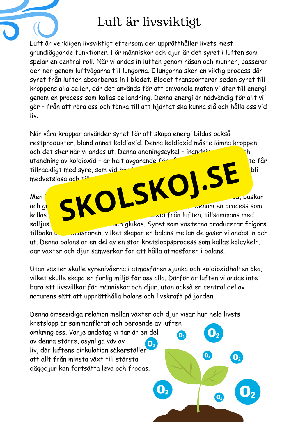 Fakta om luften