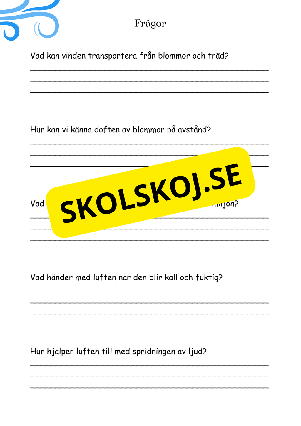 Fakta om luften