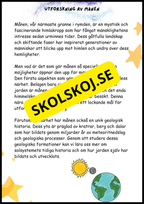 Månen – Fakta och läsförståelse