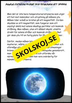 Månen – Fakta och läsförståelse