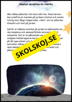 Månen – Fakta och läsförståelse