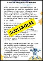 Månen – Fakta och läsförståelse