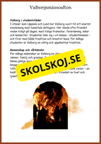 Fakta om valborgsmässoafton