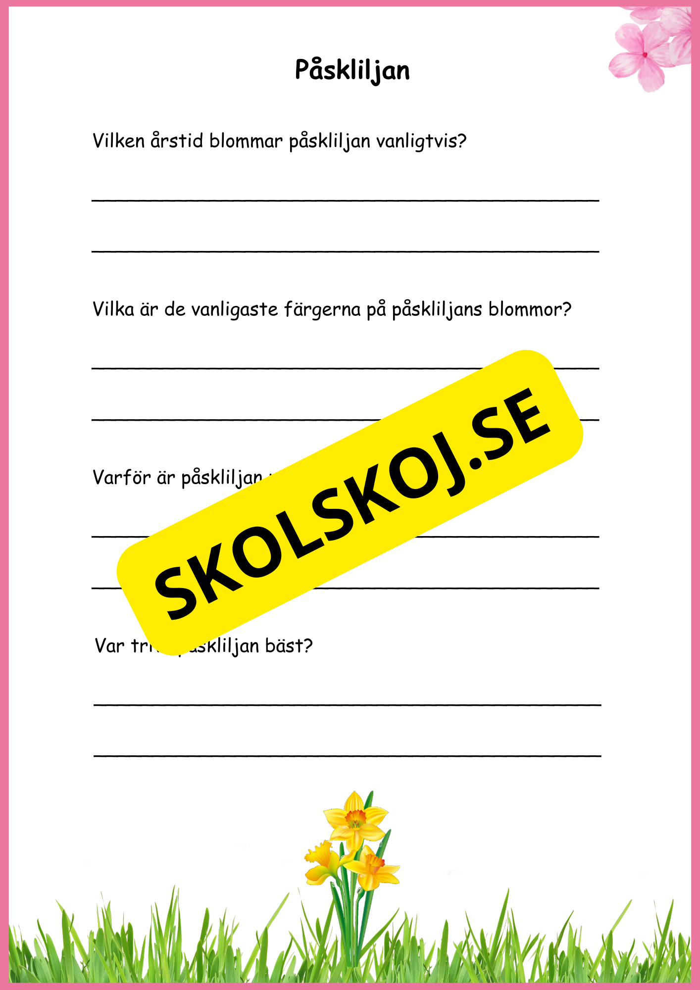 Fakta Vårblommor