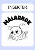 Färglägg insekter