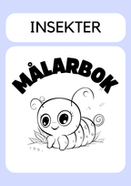 Färglägg insekter
