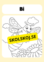 Färglägg insekter