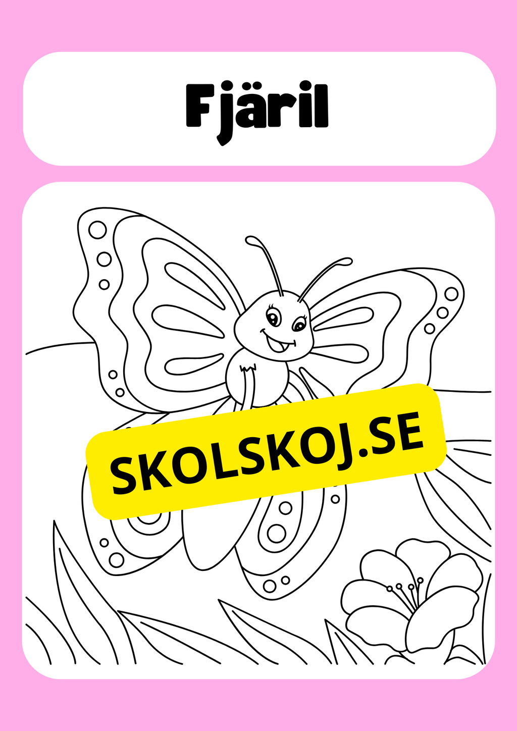 Färglägg insekter