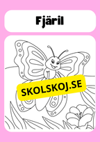 Färglägg insekter