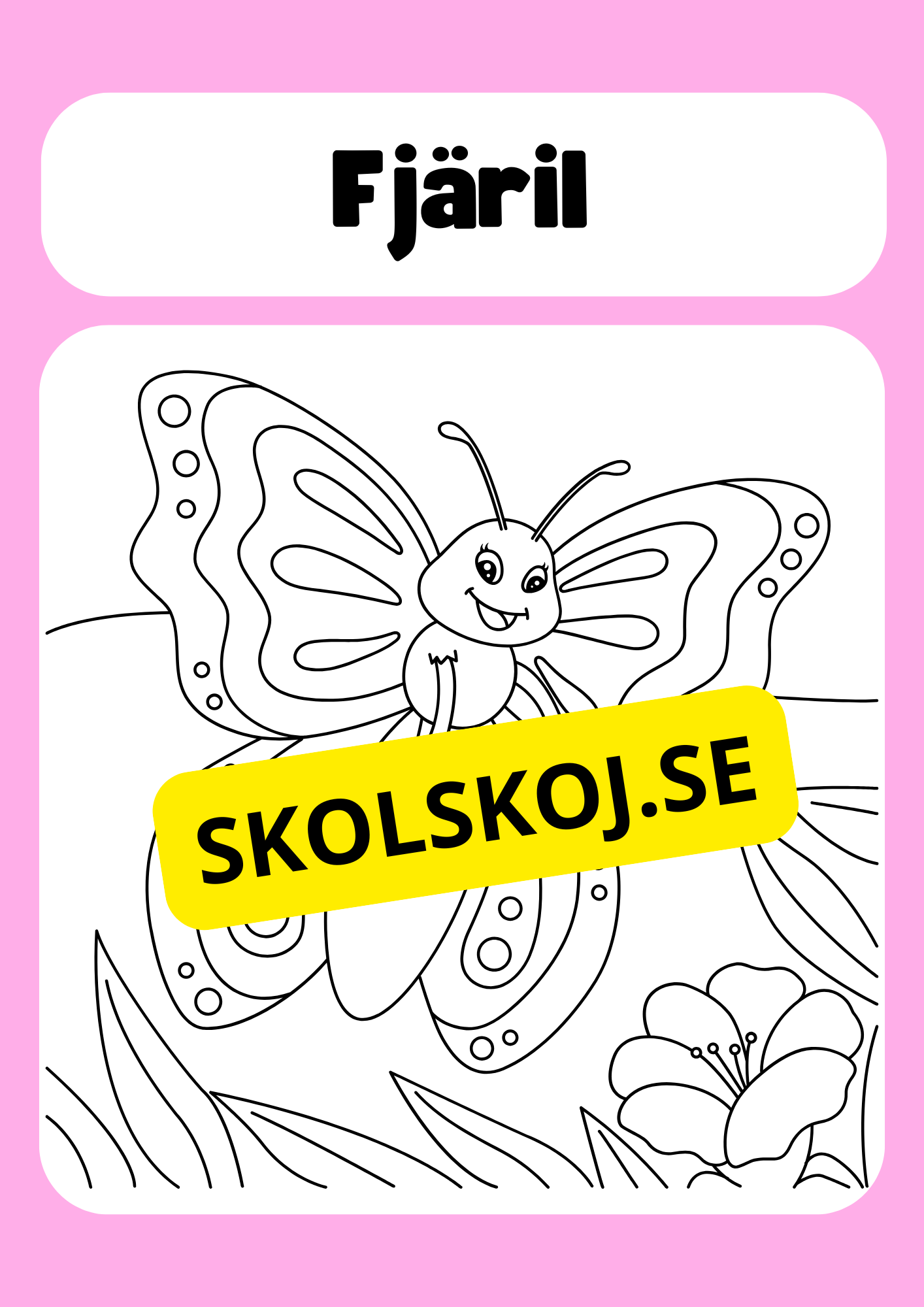 Färglägg insekter