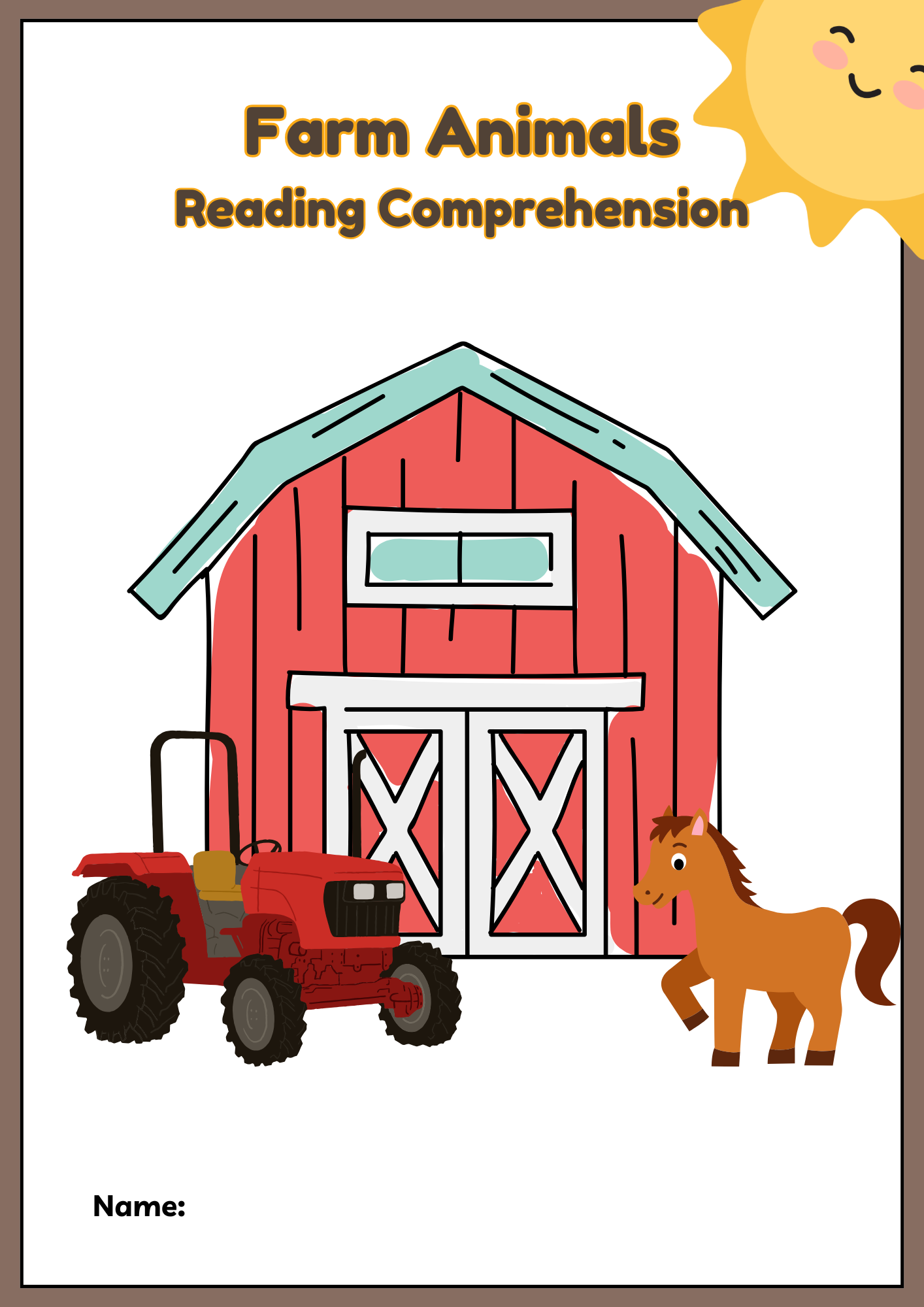 Farm Animals Reading Comprehension