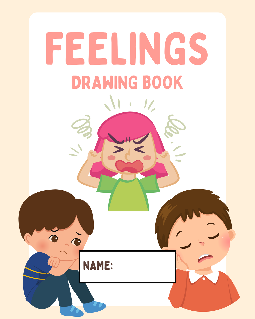 Feelings - Drawing book