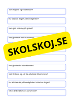 Fest på bondgården - Läsförståelse