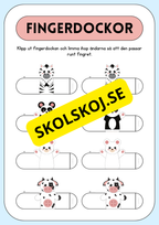 Fingerdockor - Djur