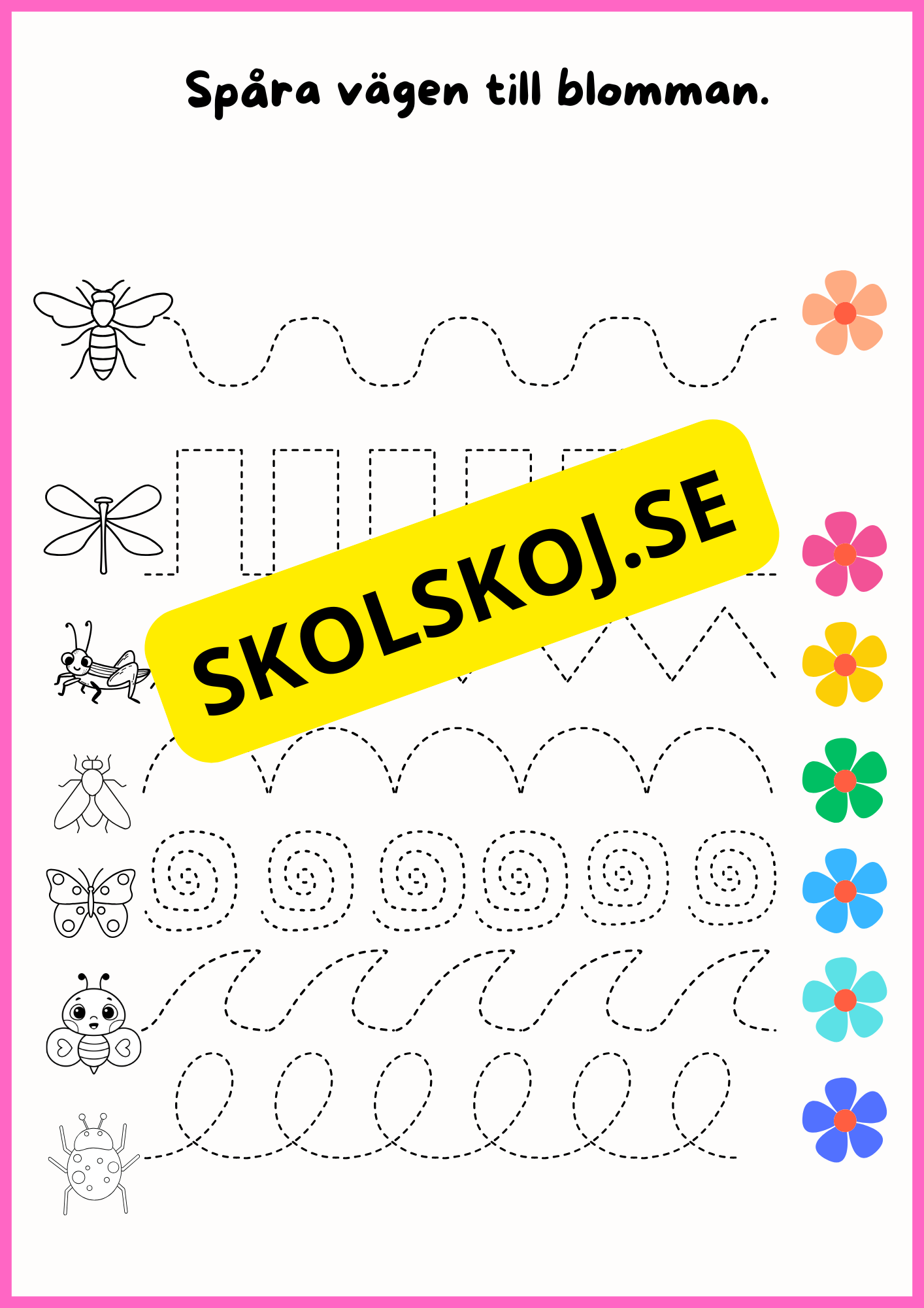 Finmotorik - insekter (27 sidor)