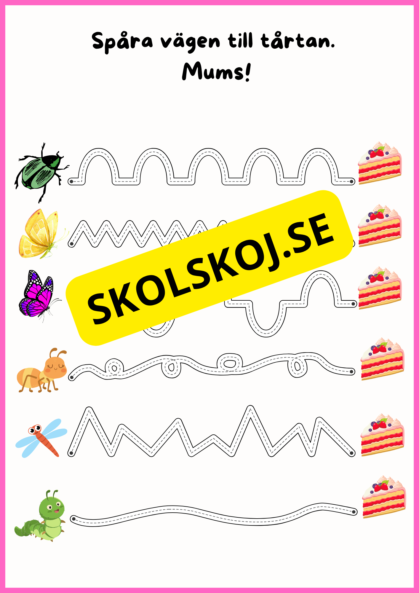 Finmotorik - insekter (27 sidor)