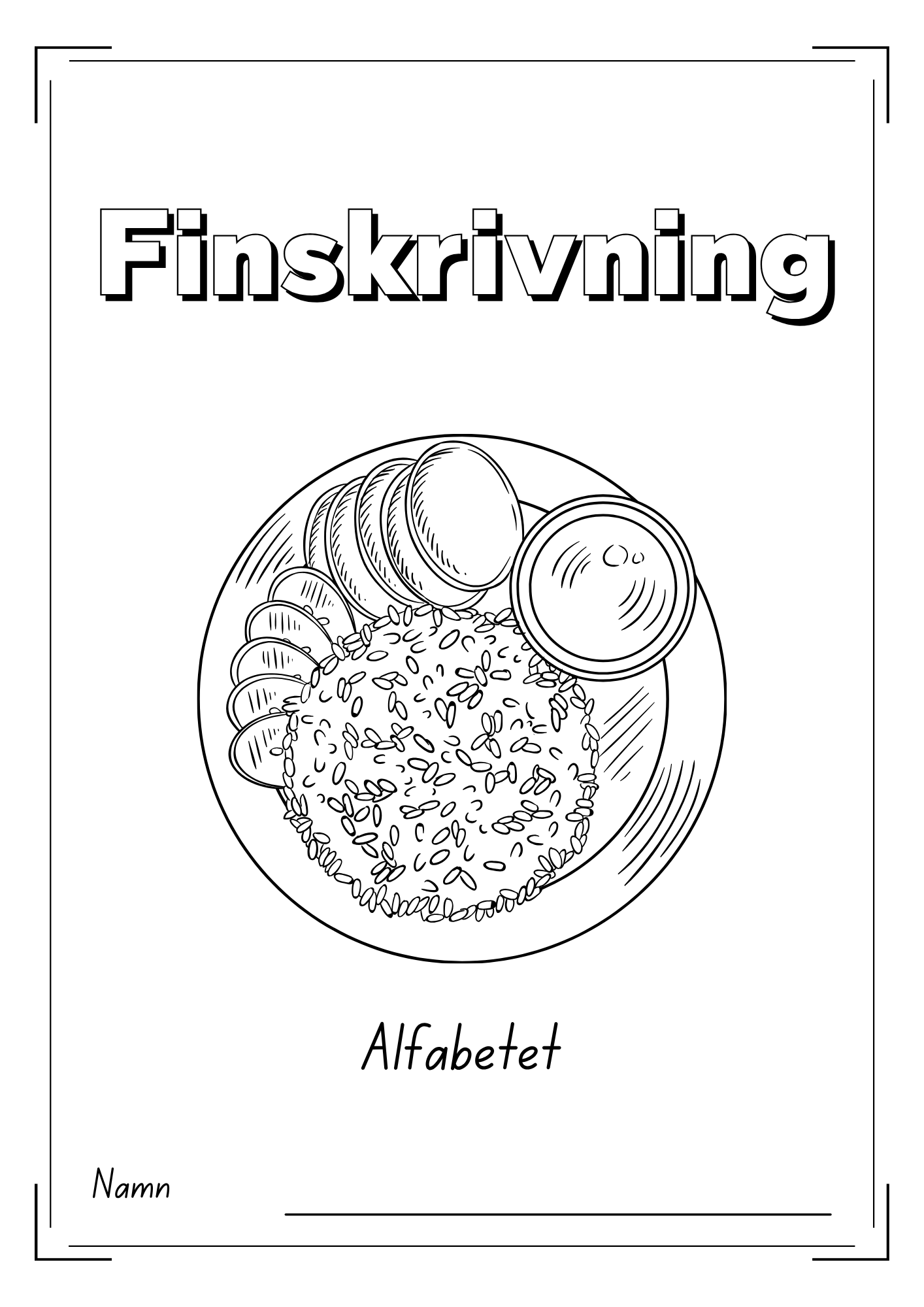 Finskrivning - Alfabetet