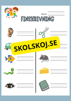 Finskrivning - Häfte