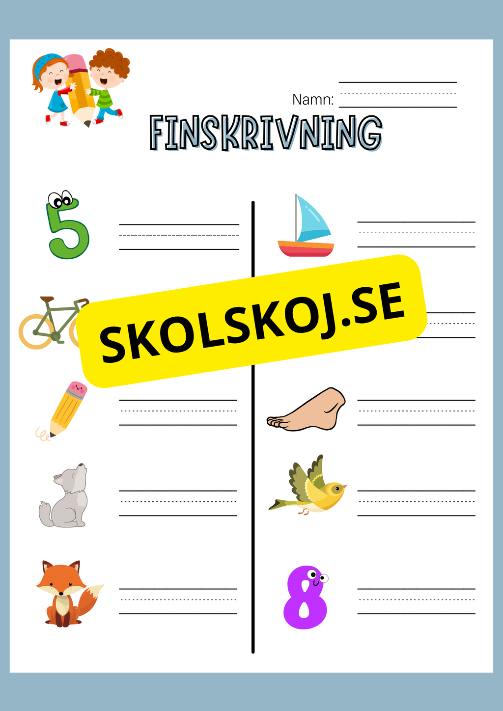 Finskrivning - Häfte