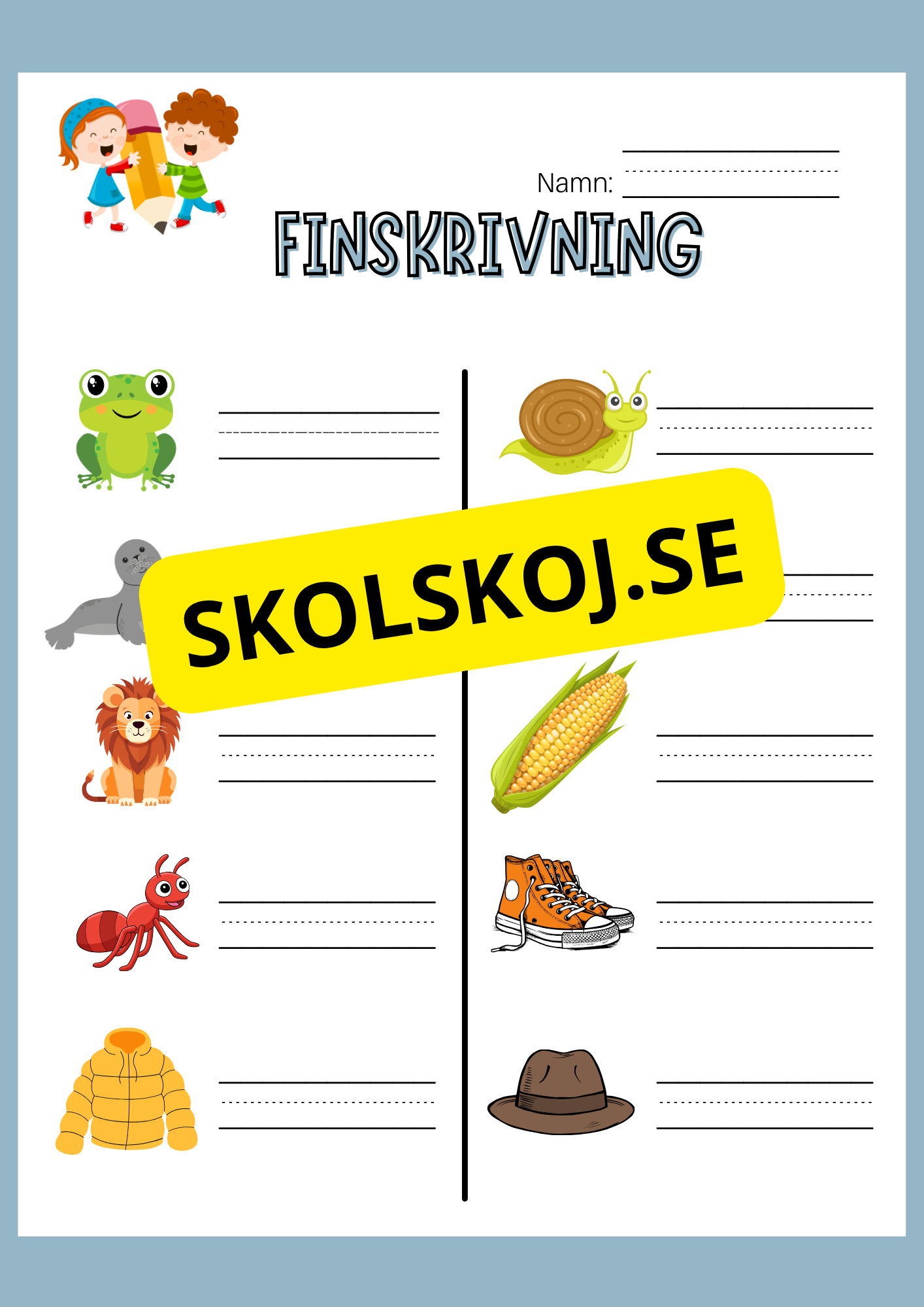 Finskrivning - Häfte