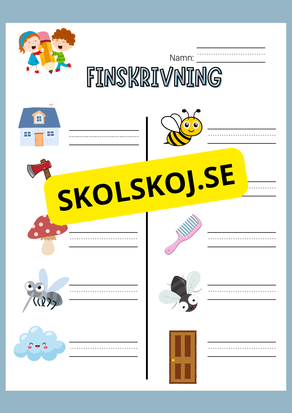 Finskrivning - Häfte