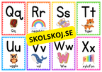 Flashkort alfabetet