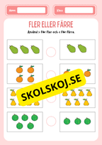 Fler eller färre
