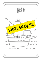 Fordon - Målarbok