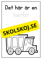 Fordon - Målarbok