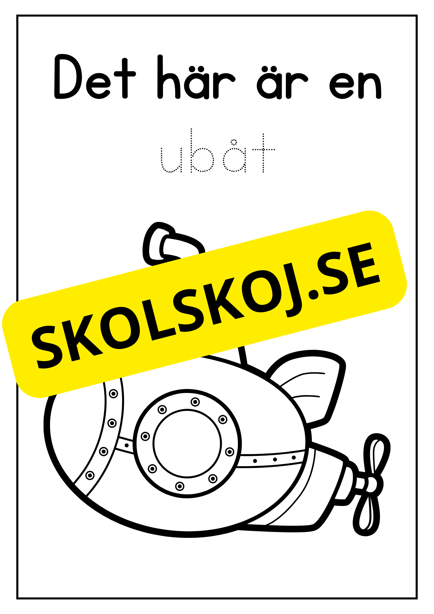 Fordon - Målarbok