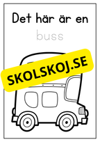 Fordon - Målarbok