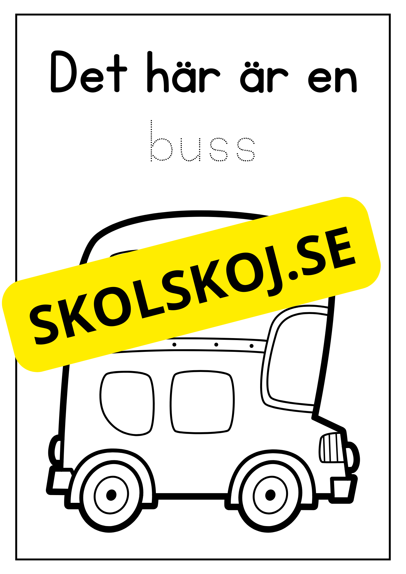 Fordon - Målarbok