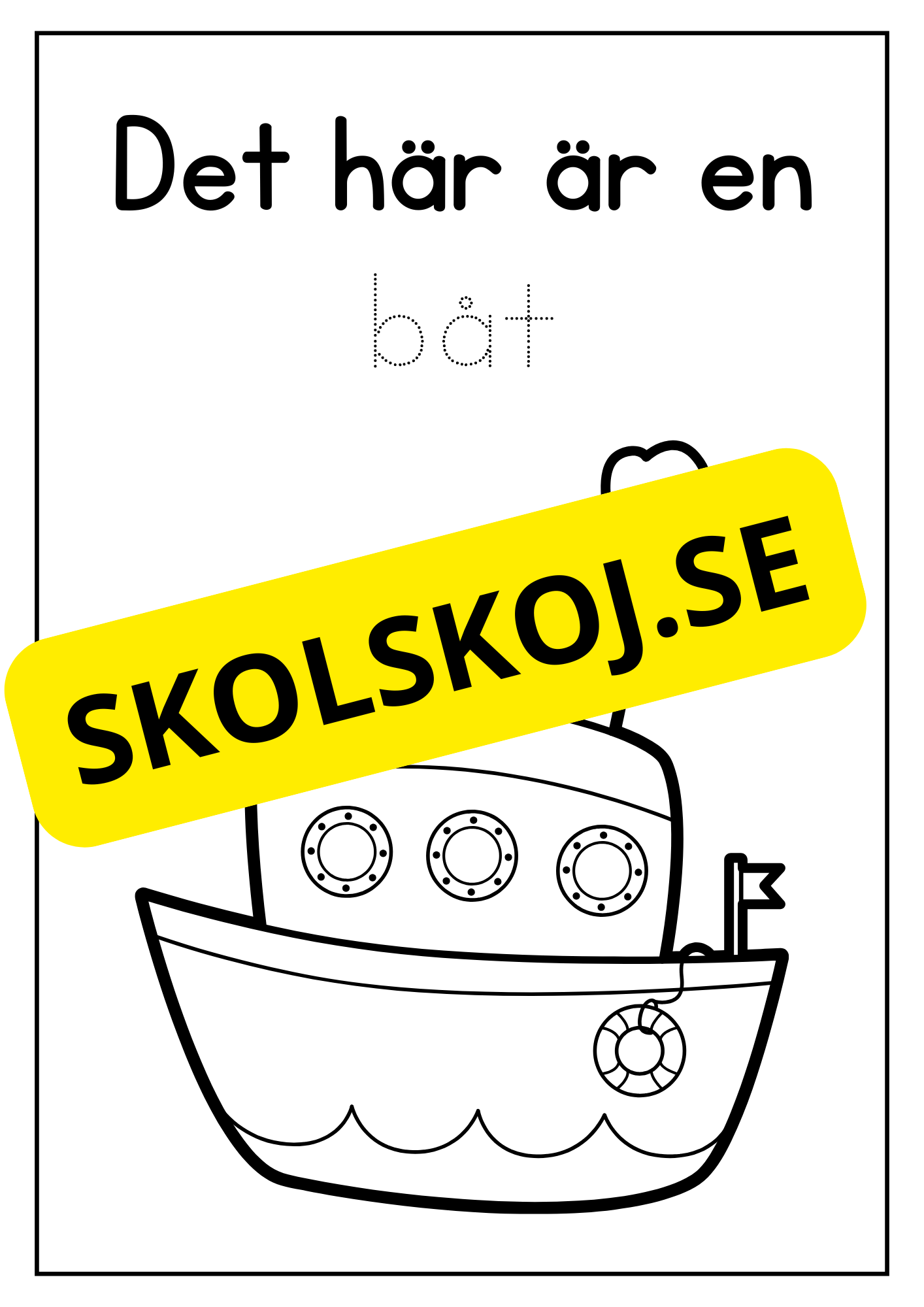Fordon - Målarbok